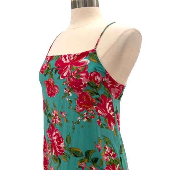 Lulu’s Impressionist Garden Mint Green Dress XS - Picture 4 of 10